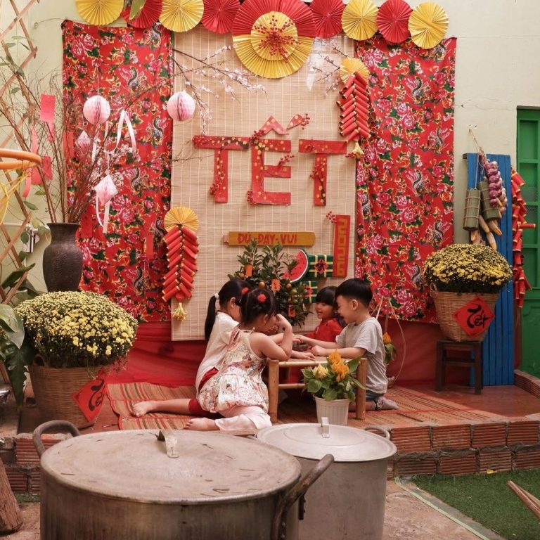 Mùa Xuân tại Mầm non Hoa Sen