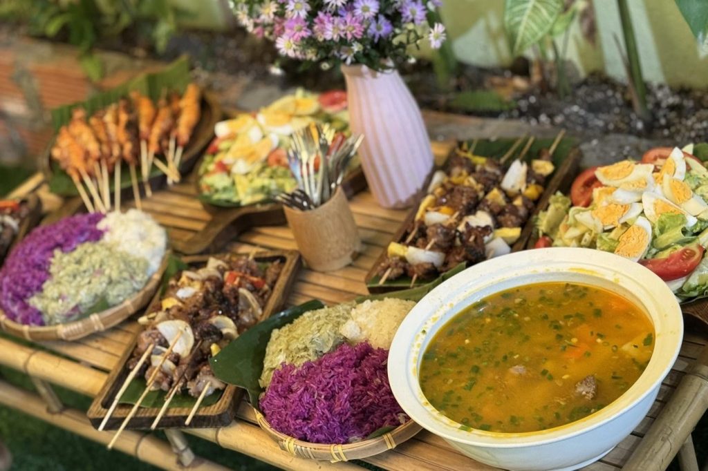 Bữa ăn dinh dưỡng tại Mầm non Hoa Sen